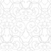 白ベースに薄っすら見えるアラベスク柄パターン