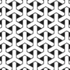 六角形が絡み合ったように見える組亀甲柄パターン