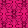 ピンクベースのアラベスク柄パターン