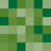複数の緑の四角で構成されたモザイク風パターン