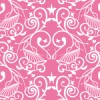 ピンク色の西洋風パターン