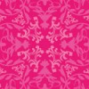 可愛らしいピンク配色の西洋風パターン
