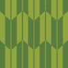 和的な緑色の矢絣柄パターン