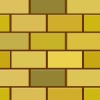 黄色のレンガブロック柄パターン