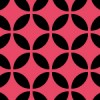 黒とピンクの七宝柄パターン