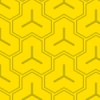 黄色の毘沙門亀甲柄パターン