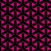黒とピンクの組亀甲柄パターン