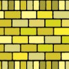 2種類の黄色のレンガブロックイラストパターン