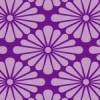 紫色の菊菱柄・和柄のシームレスパターン