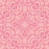 ピンク色のアラベスク柄洋風パターン