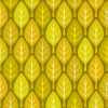 黄色い葉っぱが並ぶイラストパターン