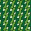 緑色のアラン模様パターン