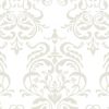 白色のダマスク柄パターン