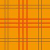オレンジ色のタータンチェック柄パターン