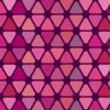 ピンク色の角丸三角形が並ぶパターン