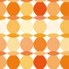 オレンジ色の楕円が並ぶパターン