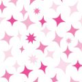 ピンクにキラキラ光るようなイラストパターン