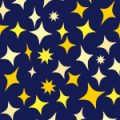 満天の星空のようなシームレスパターン