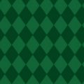 2色の緑色の菱形を組み合わせたパターン素材