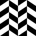 白黒のヘリンボーン柄パターン