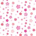 桜のイラストが舞い散るパターン