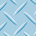 青色の縞鋼板・チェッカープレートのパターン