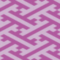 紫色の紗綾形パターン