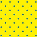 黄色と青の水玉・ドット柄パターン
