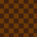 茶色の市松模様パターン
