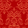 赤色のダマスク柄パターン