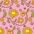 植物のイラストのパターン