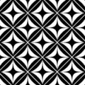 モノクロの正方形とダイア形パターン