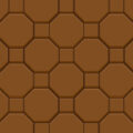 2種類のブロックを使った陰影のあるレンガパターン
