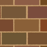 少し表面の粗いレンガ風のパターン 無料シームレスパターン素材 ダウンロードサイト