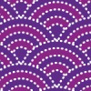 紫の和風テイストの波柄パターン