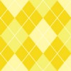 3色の黄色を使ったアーガイルチェックパターン