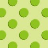 立体的に見える緑のドットパターン
