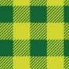 濃淡の有る2色の緑のシェパードチェックパターン