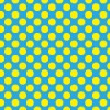 黄色と青のドットパターン