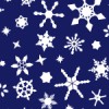 夜空に光る雪の結晶イラストテクスチャーパターン