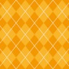 オレンジ色のアーガイルチェック柄パターン