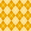 黄色基調の温かみのあるアーガイルチェックパターン