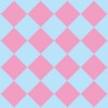 ピンクと水色のハーリキンチェック柄パターン