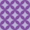 紫色の七宝柄パターン