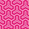 ピンク配色の毘沙門亀甲柄パターン