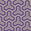 紫色の渋い毘沙門亀甲柄パターン