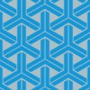 青色の組亀甲柄パターン
