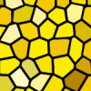 黄色のステンドグラス柄パターン