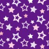 紫色の様々な大きさの星が散らばるパターン