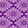 紫色の菊菱柄・和柄のシームレスパターン